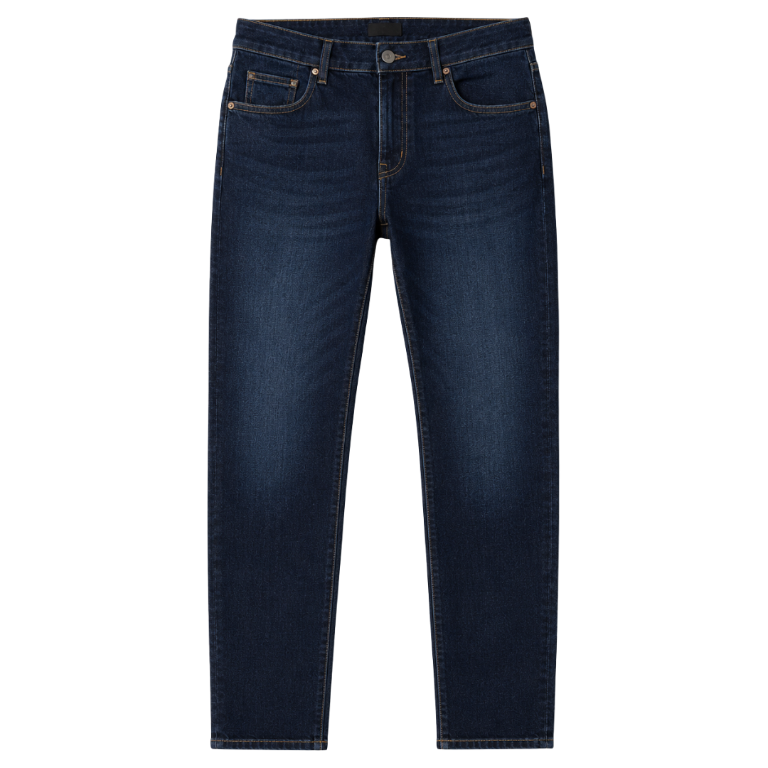 Premium Stretch Denim Jeans – Dark Indigo Wash | Camom Beery