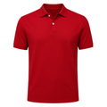 Premium Cotton Piqué Polo Shirt – Classic Red | Camom Beery
